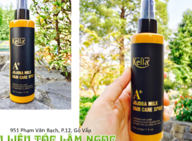 Phục hồi tóc hư tổn nhanh chóng với sữa xịt dưỡng cao cấp Jojoba Milk Kella