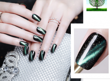 Sơn gel mắt mèo tinh tế trong tình chi tiết